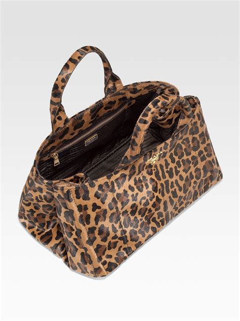 prada animal print tote|prada medium tote.